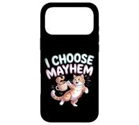 Carcasa para iPhone 17 Pro MAX I Choose Mayhem Vibras de Meme de energía caótica -