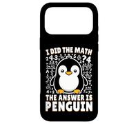 Carcasa para iPhone 17 Pro MAX I Did The Math The Answer Is Penguin - Divertido Amante de los pingüinos