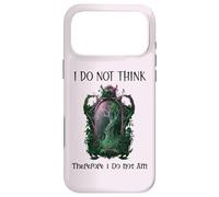 Carcasa para iPhone 17 Pro MAX I Do Not Think Therefore I Do Not Am Sarcastic Witch Pink
