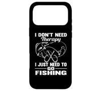 Carcasa para iPhone 17 Pro MAX I Don't Need Therapy I Just Need To Go Fishing Funny Fish