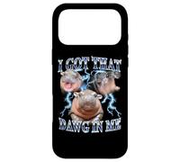 Carcasa para iPhone 17 Pro MAX I Got That Dawg In Me Baby Pygmy Hippo Heavy Metal