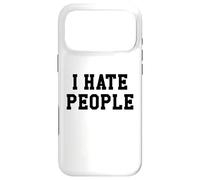 Carcasa para iPhone 17 Pro MAX I Hate People Too Peoplely Outside Drink Coffee Hate People