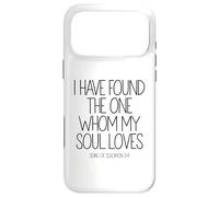 Carcasa para iPhone 17 Pro MAX I Have Found The One Whom My Soul Loves Versículo de la Biblia God Pray