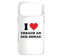Carcasa para iPhone 17 Pro MAX I Heart Erbach an Der Donau Germany Love German Souvenir ITE