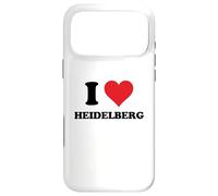 Carcasa para iPhone 17 Pro MAX I Heart Heidelberg Germany Love German Souvenir Item