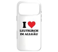 Carcasa para iPhone 17 Pro MAX I Heart Leutkirch im Allgäu Germany Love German Souvenir ITE
