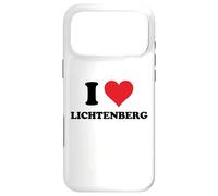 Carcasa para iPhone 17 Pro MAX I Heart Lichtenberg Germany Love German Souvenir Item