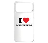 Carcasa para iPhone 17 Pro MAX I Heart Schneeberg Germany Love German Souvenir Item