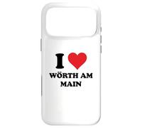 Carcasa para iPhone 17 Pro MAX I Heart Wörth Am Main Germany Love German Souvenir Item