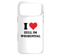 Carcasa para iPhone 17 Pro MAX I Heart Zell im Wiesental Germany Love German Souvenir Item