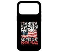 Carcasa para iPhone 17 Pro MAX I Identify As An American Patriot This Is My Pride Flag
