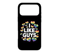 Carcasa para iPhone 17 Pro MAX I Like Guys LGBTQ Orgullo Declaración Hombre Gay Aliado