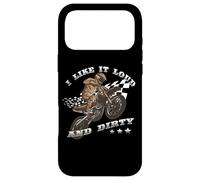Carcasa para iPhone 17 Pro MAX I Like It Loud & Dirty Motocross Quote