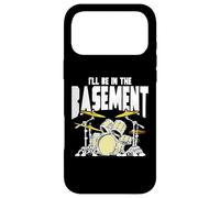 Carcasa para iPhone 17 Pro MAX I’ll Be in The Basement Retro Drum Kit Music Artwork