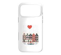 Carcasa para iPhone 17 Pro MAX I Love Amsterdam Tulip Canal Casas