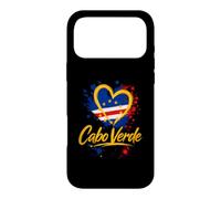 Carcasa para iPhone 17 Pro MAX I Love Cabo Verde Vacaciones Travel Golden Heart Flag Turista