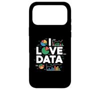 Carcasa para iPhone 17 Pro MAX I Love Data Charts Gráficos Analítica