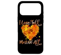 Carcasa para iPhone 17 Pro MAX I Love Fall Most of All Leaf Heart Autumn Leaves