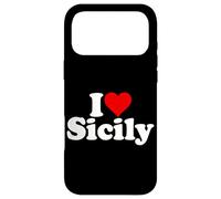 Carcasa para iPhone 17 Pro MAX I Love Heart Sicilia Sicilia Italia