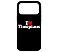 Carcasa para iPhone 17 Pro MAX I Love Heart THESPIANS Teatro Drama ACTORES