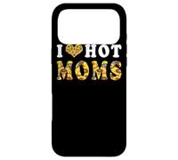 Carcasa para iPhone 17 Pro MAX I Love Hot Moms Funny Sunflower Heart Love For Mom