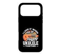 Carcasa para iPhone 17 Pro MAX I Love It When We're Playing Ukelele Together Retro Sun