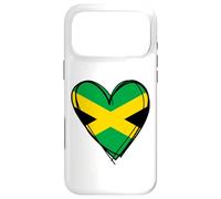 Carcasa para iPhone 17 Pro MAX I Love Jamaica Flag Heart se enorgullece de ser Papa Mama Boy jamaiquino