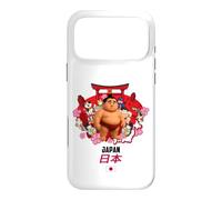 Carcasa para iPhone 17 Pro MAX I Love Japan, Cute Japanese Sumo Wrestling Character Graphic