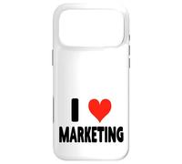 Carcasa para iPhone 17 Pro MAX I Love Marketing - Heart Funny Ads Agencia de Publicidad Publicidad