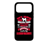 Carcasa para iPhone 17 Pro MAX I Love My Alaskan Malamute Dog Funny Puppy Dogs Lovers