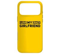 Carcasa para iPhone 17 Pro MAX I Love My Crazy Novia Pareja Significativo Otro Divertido