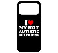 Carcasa para iPhone 17 Pro MAX I Love My Hot Autistic Boyfriend Heart My Autism BF