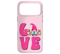 Carcasa para iPhone 17 Pro MAX I Love My Pitbull Graphic For Women Girls Cute Dog Mom GNOME