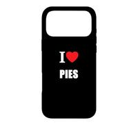 Carcasa para iPhone 17 Pro MAX I Love Pies Carne Patata Manzana Pizza Baker Chef Cocinero