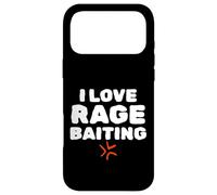 Carcasa para iPhone 17 Pro MAX I Love Rage Baiting Funny Gen Z College Unhinged Meme