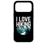 Carcasa para iPhone 17 Pro MAX I Love Senderismo Montaña Aventura