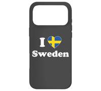 Carcasa para iPhone 17 Pro MAX I Love Sweden I Heart Sweden Swedish