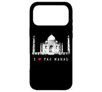 Carcasa para iPhone 17 Pro MAX I Love Taj Mahal Agra India Vintage Skyline Me Encanta India