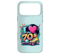Carcasa para iPhone 17 Pro MAX I Love The 70s Retro Cassette Roller Vinyl Disco Party 70s