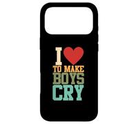 Carcasa para iPhone 17 Pro MAX I Love To Make Boys Cry | Fatale Femme | Relación