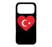 Carcasa para iPhone 17 Pro MAX I Love Türkiye In My Heart Bandera Turca Arte Orgullo Nacional