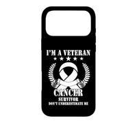 Carcasa para iPhone 17 Pro MAX I’m A Veteran and Cancer Survivor Don’t Underestimate Me