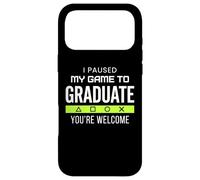 Carcasa para iPhone 17 Pro MAX I Paused My Game To Graduate Graduate Funny Gamer Grad