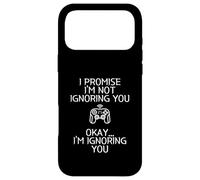 Carcasa para iPhone 17 Pro MAX I Promise I'm Not Ignoring You.. Funny Sarcastic Gamer Humor