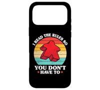 Carcasa para iPhone 17 Pro MAX I Read The Rules Boardgame Funny Board Game Player Hombres Mujeres