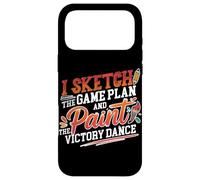 Carcasa para iPhone 17 Pro MAX I Sketch The Game Plan and Paint The Victory Dance