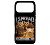 Carcasa para iPhone 17 Pro MAX I Spread Desinformación Gatos Retro 90s Gráfico ronroneo fects