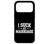 Carcasa para iPhone 17 Pro MAX I Suck At Marriage Divorce Relationship Relatable -