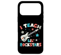 Carcasa para iPhone 17 Pro MAX I Teach Lil' Rockstars, Profesor de música Rock, Banda de Guitarra