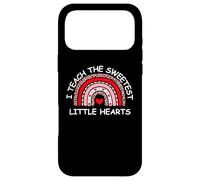 Carcasa para iPhone 17 Pro MAX I Teach The Sweetest Hearts Rainbow Teacher Valentine's Day